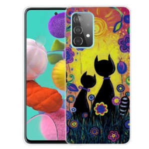 Hülle Für Samsung Galaxy A72 4G / 5G Cartoon-katze