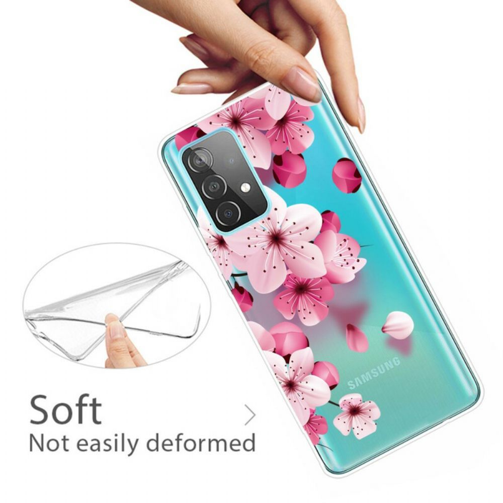 Hülle Für Samsung Galaxy A72 4G / 5G Kleine Rosa Blumen