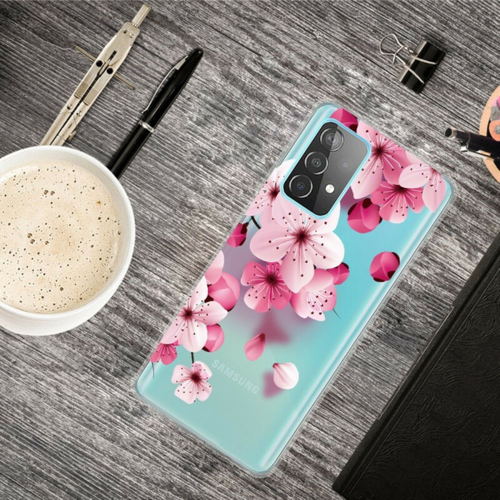 Hülle Für Samsung Galaxy A72 4G / 5G Kleine Rosa Blumen