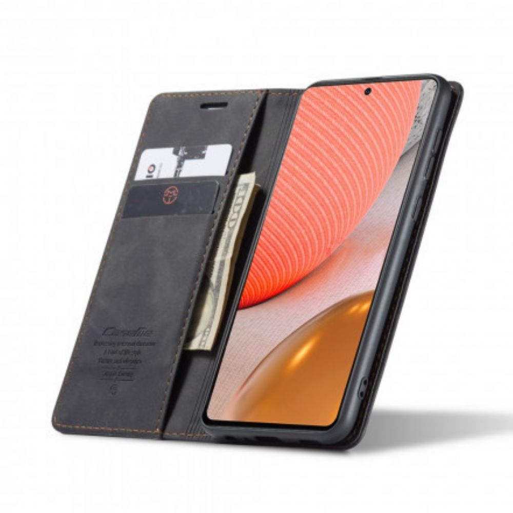 Schutzhülle Für Samsung Galaxy A72 4G / 5G Flip Case Caseme Kunstleder