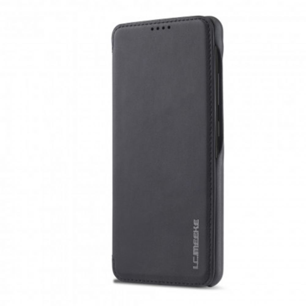 Schutzhülle Für Samsung Galaxy A72 4G / 5G Flip Case Lc.imeeke Ledereffekt