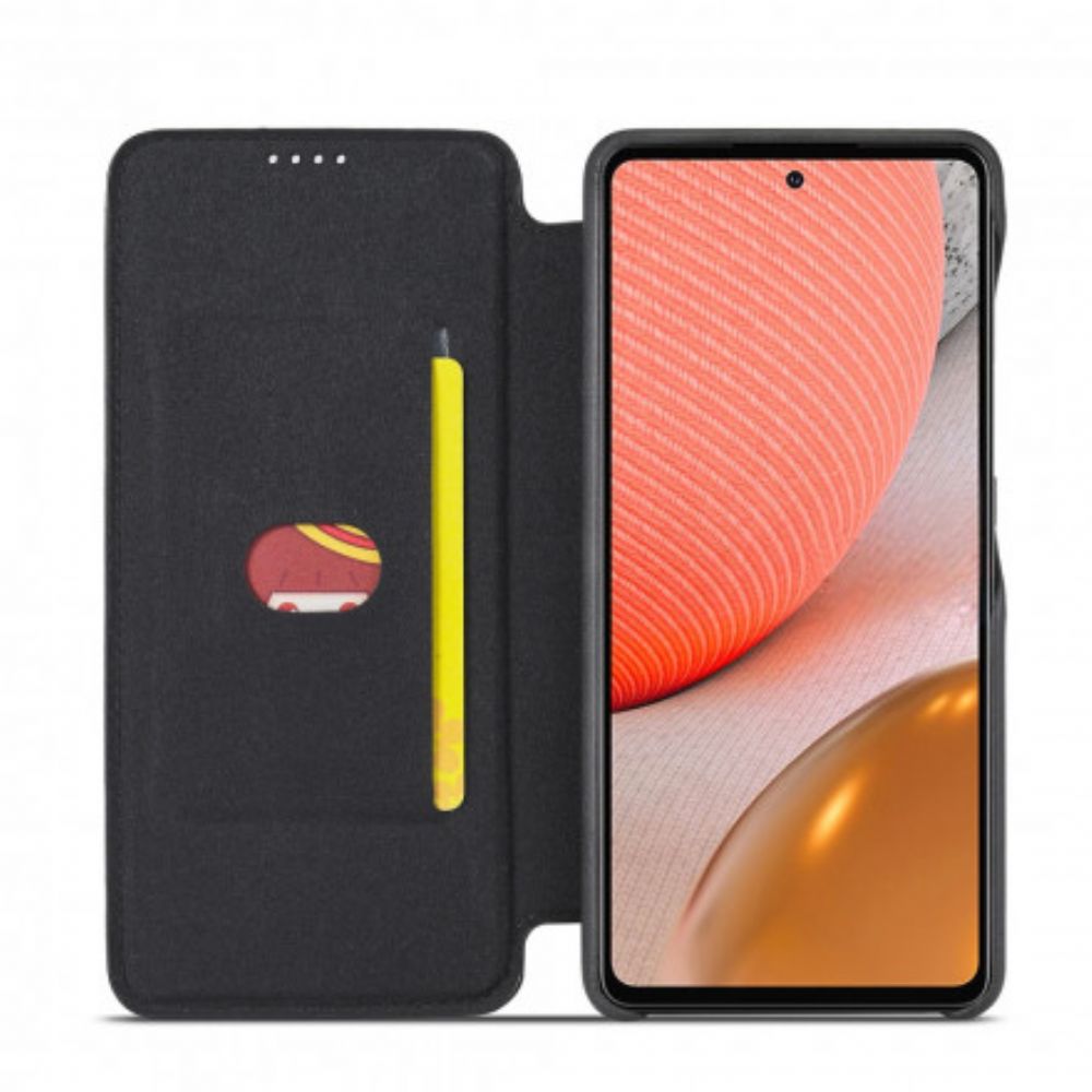 Schutzhülle Für Samsung Galaxy A72 4G / 5G Flip Case Lc.imeeke Ledereffekt