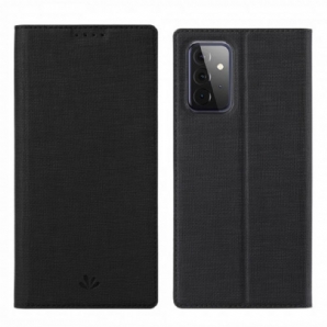 Schutzhülle Für Samsung Galaxy A72 4G / 5G Flip Case Vili Dmx Texturiert