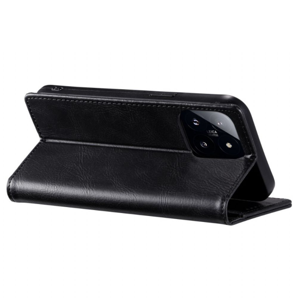 Flip Case Für Xiaomi 14 Pro Rfid-schutz Ttudrch