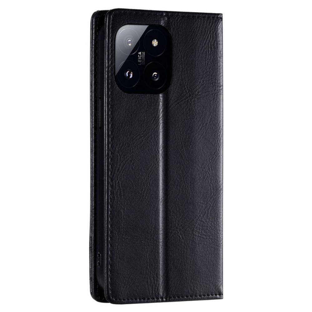 Flip Case Für Xiaomi 14 Pro Rfid-schutz Ttudrch