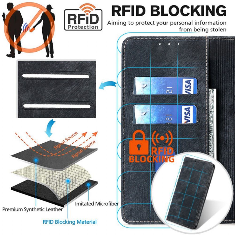 Flip Case Xiaomi 14 Pro Handyhülle Rfid-schutz