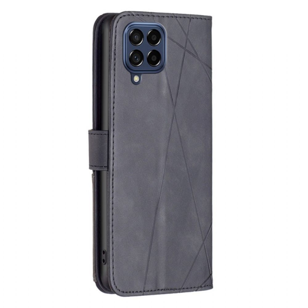 Flip Case Für Samsung Galaxy M53 5G Binfen Farbdreiecke