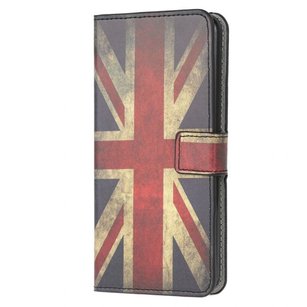 Flip Case Für Samsung Galaxy M53 5G Englische Flagge