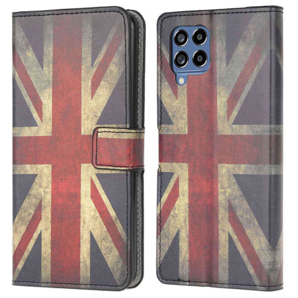 Flip Case Für Samsung Galaxy M53 5G Englische Flagge