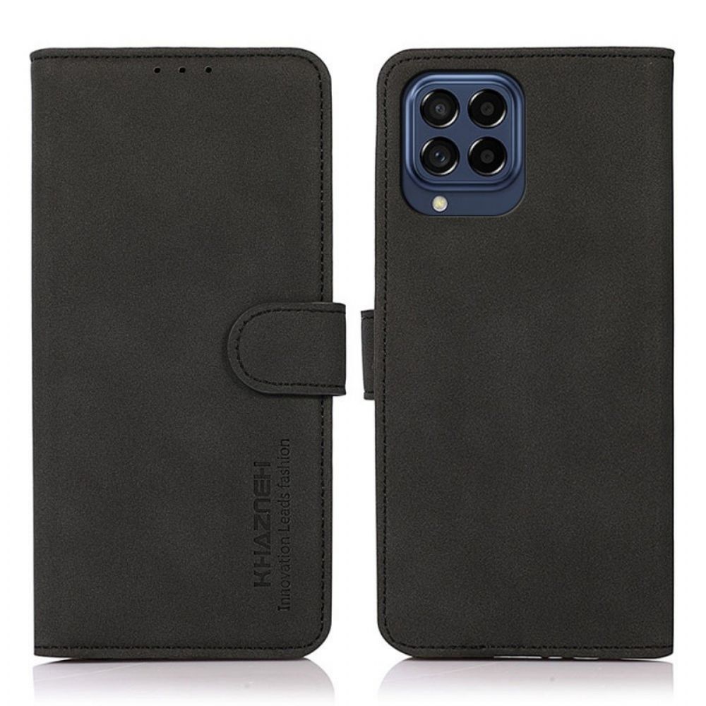 Flip Case Für Samsung Galaxy M53 5G Kunstleder Khazneh