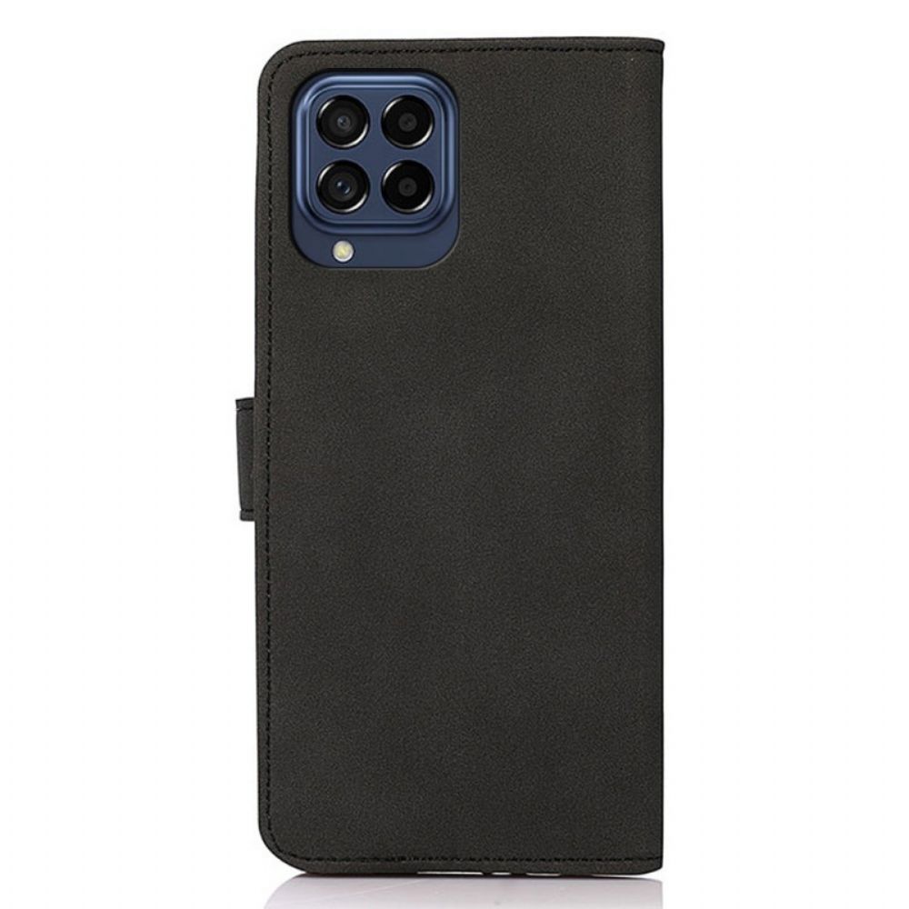 Flip Case Für Samsung Galaxy M53 5G Kunstleder Khazneh