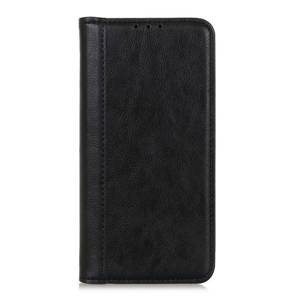 Flip Case Für Samsung Galaxy M53 5G Litchi-spaltleder