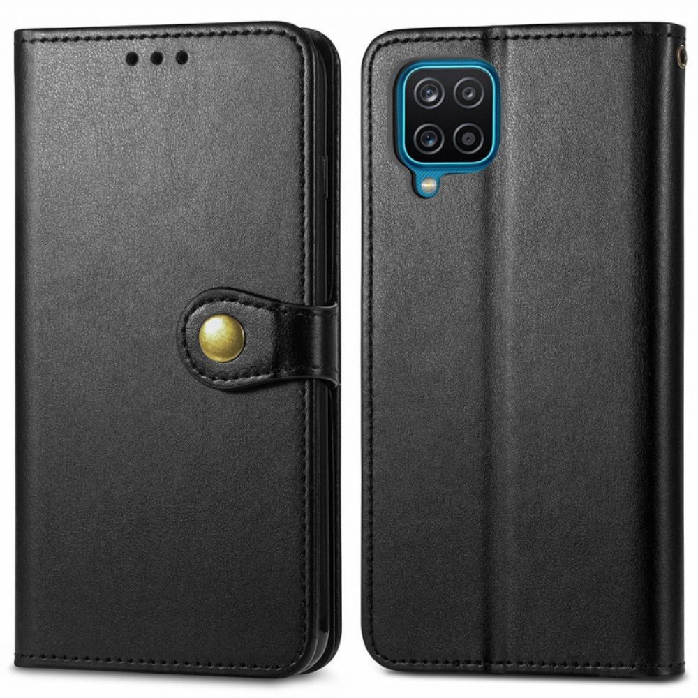 Flip Case Für Samsung Galaxy M53 5G Magnetknopf