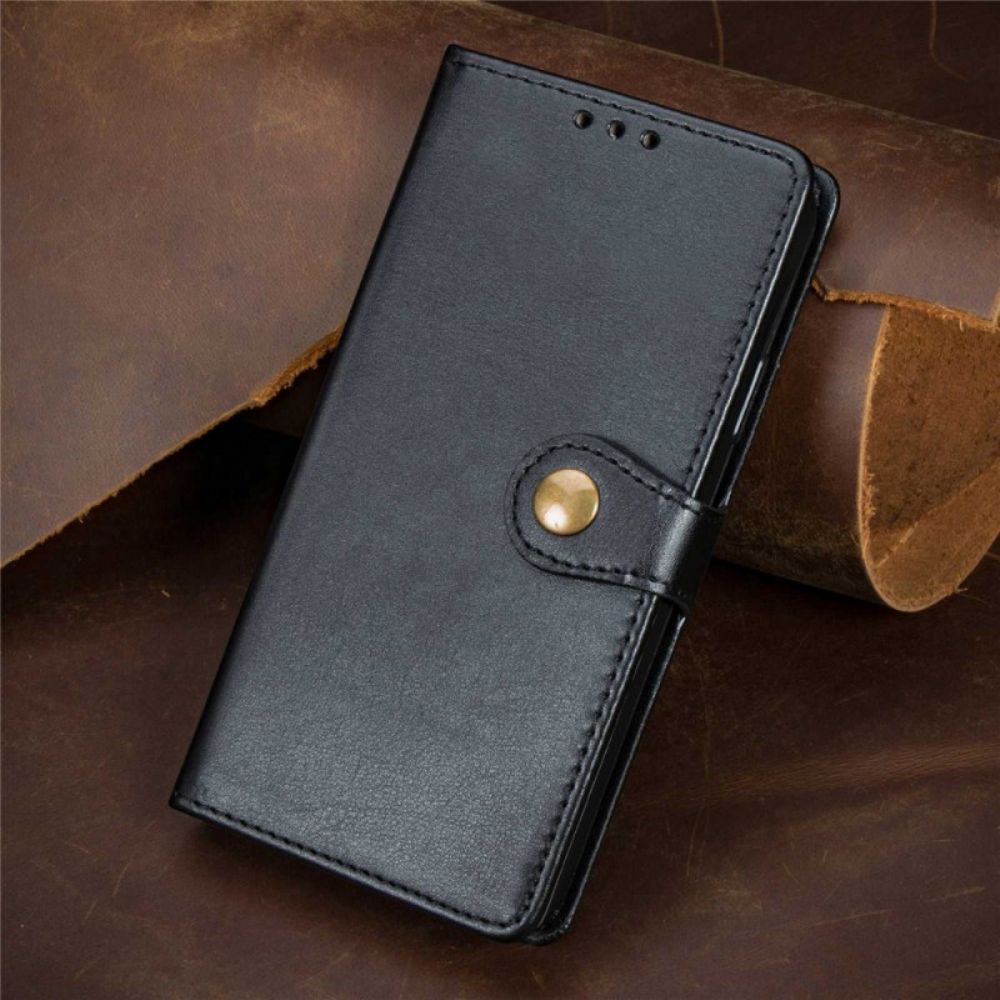 Flip Case Für Samsung Galaxy M53 5G Magnetknopf