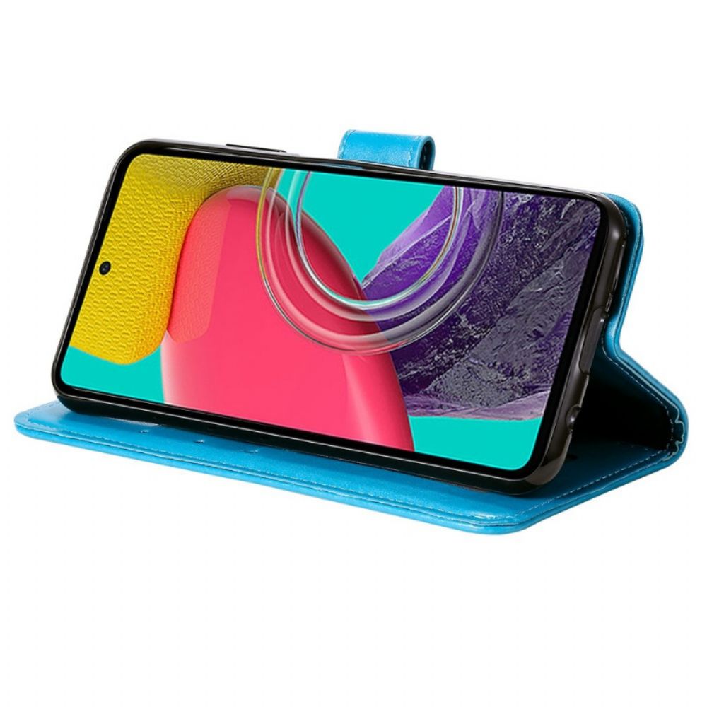 Flip Case Für Samsung Galaxy M53 5G Sonnen-mandala