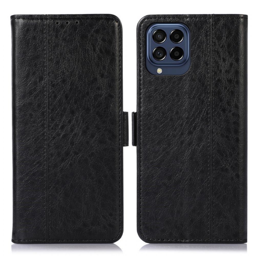 Flip Case Für Samsung Galaxy M53 5G Stilisierter Klassiker