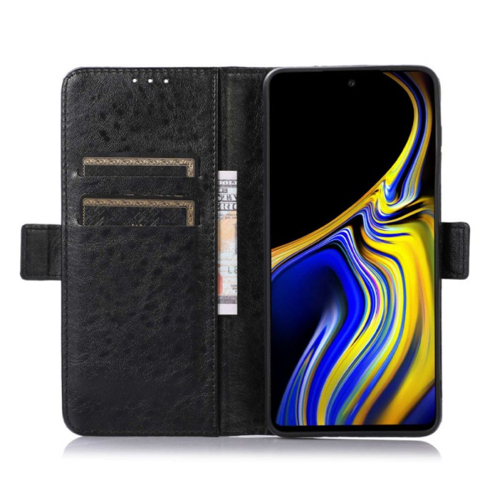 Flip Case Für Samsung Galaxy M53 5G Stilisierter Klassiker