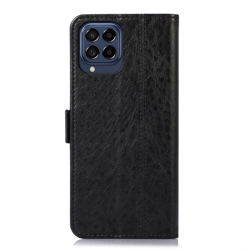 Flip Case Für Samsung Galaxy M53 5G Stilisierter Klassiker