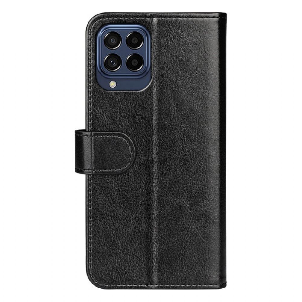 Flip Case Für Samsung Galaxy M53 5G Ultra Kunstleder