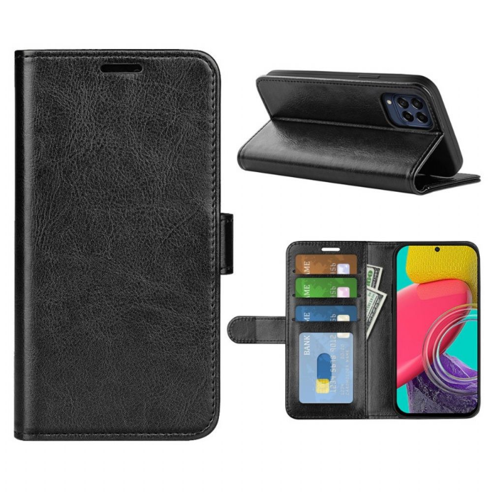 Flip Case Für Samsung Galaxy M53 5G Ultra Kunstleder