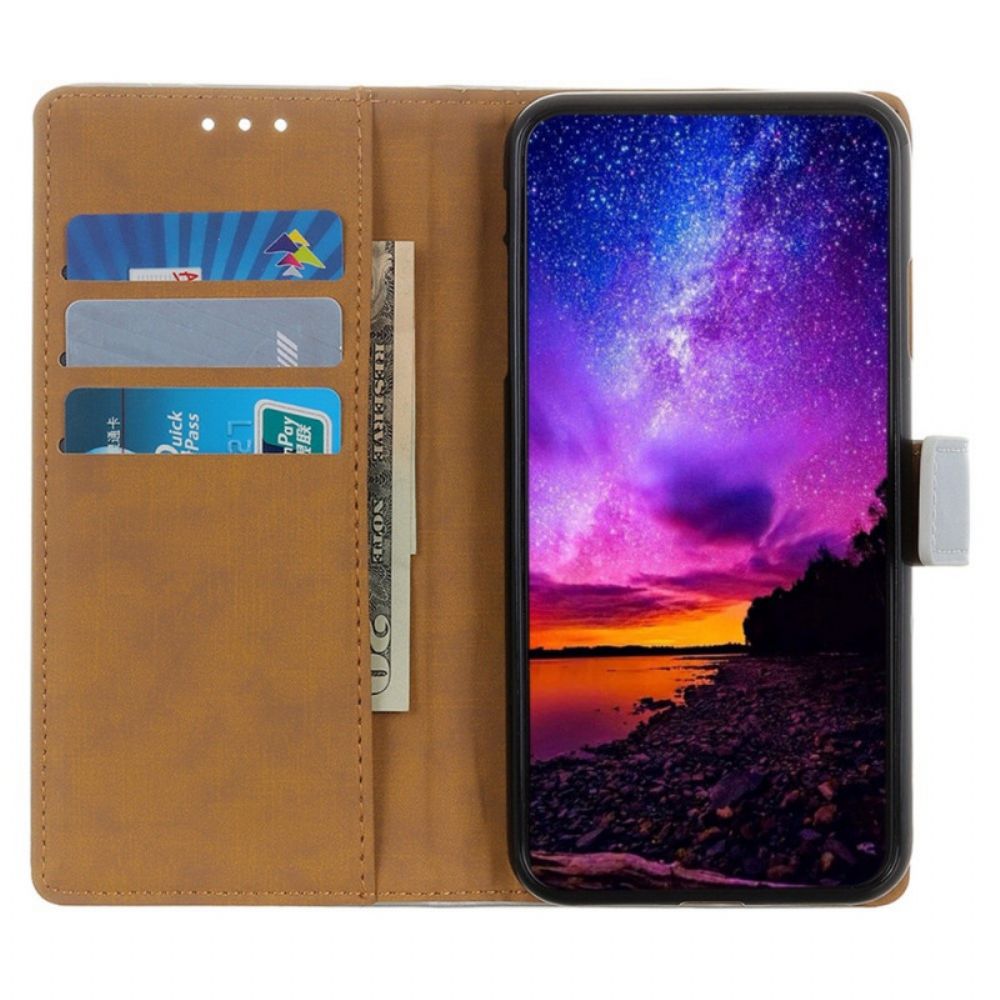 Lederhüllen Für Samsung Galaxy M53 5G Leder-stil