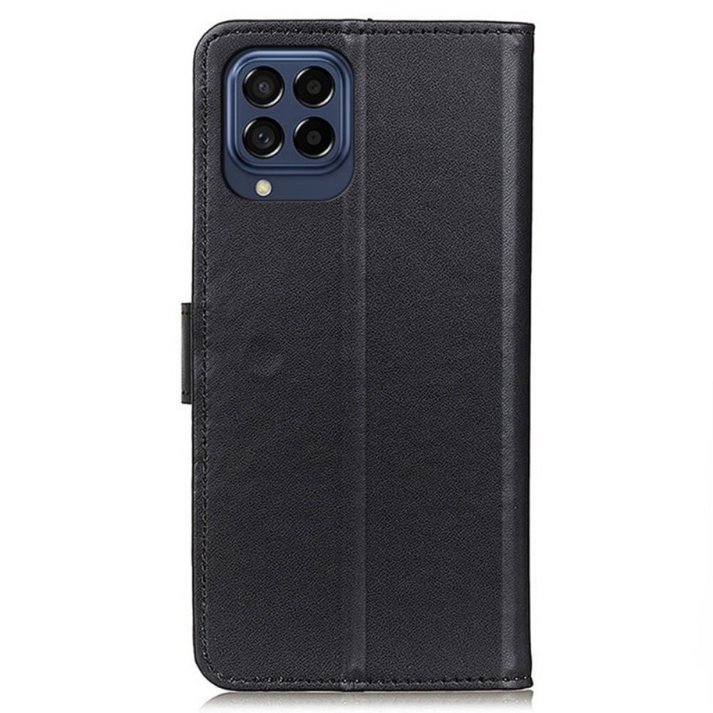 Lederhüllen Für Samsung Galaxy M53 5G Leder-stil