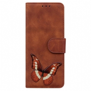 Lederhüllen Für Samsung Galaxy M53 5G Schmetterling