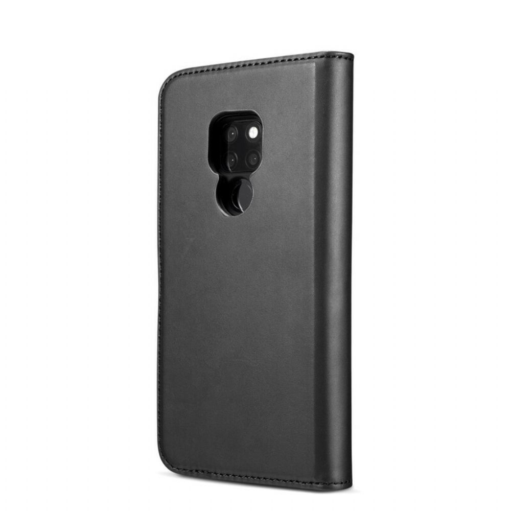 Flip Case Für Huawei Mate 20 Dg Glattleder-effekt. Ming Abnehmbar