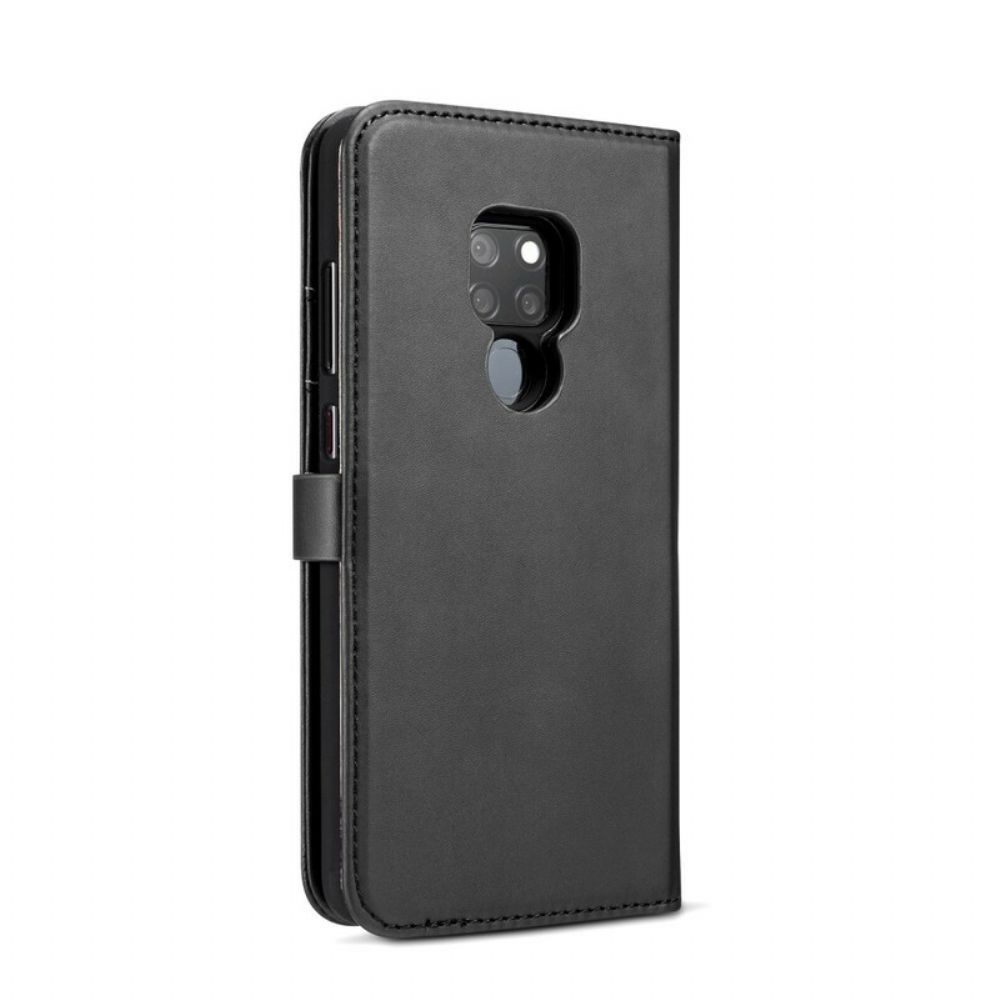 Flip Case Für Huawei Mate 20 Dg Glattleder-effekt. Ming Abnehmbar