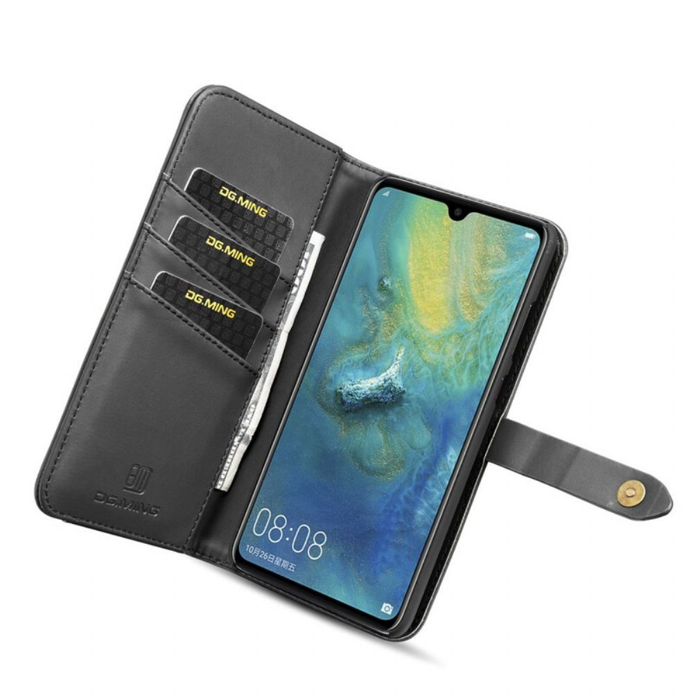 Flip Case Für Huawei Mate 20 Dg Glattleder-effekt. Ming Abnehmbar