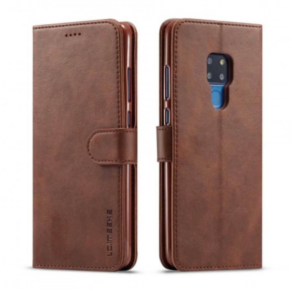 Flip Case Für Huawei Mate 20 Lc.imeeke Ledereffekt