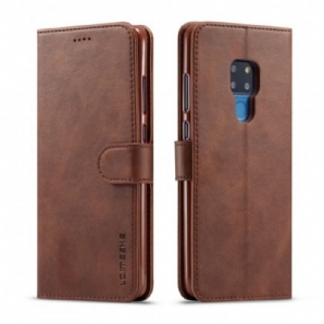 Flip Case Für Huawei Mate 20 Lc.imeeke Ledereffekt