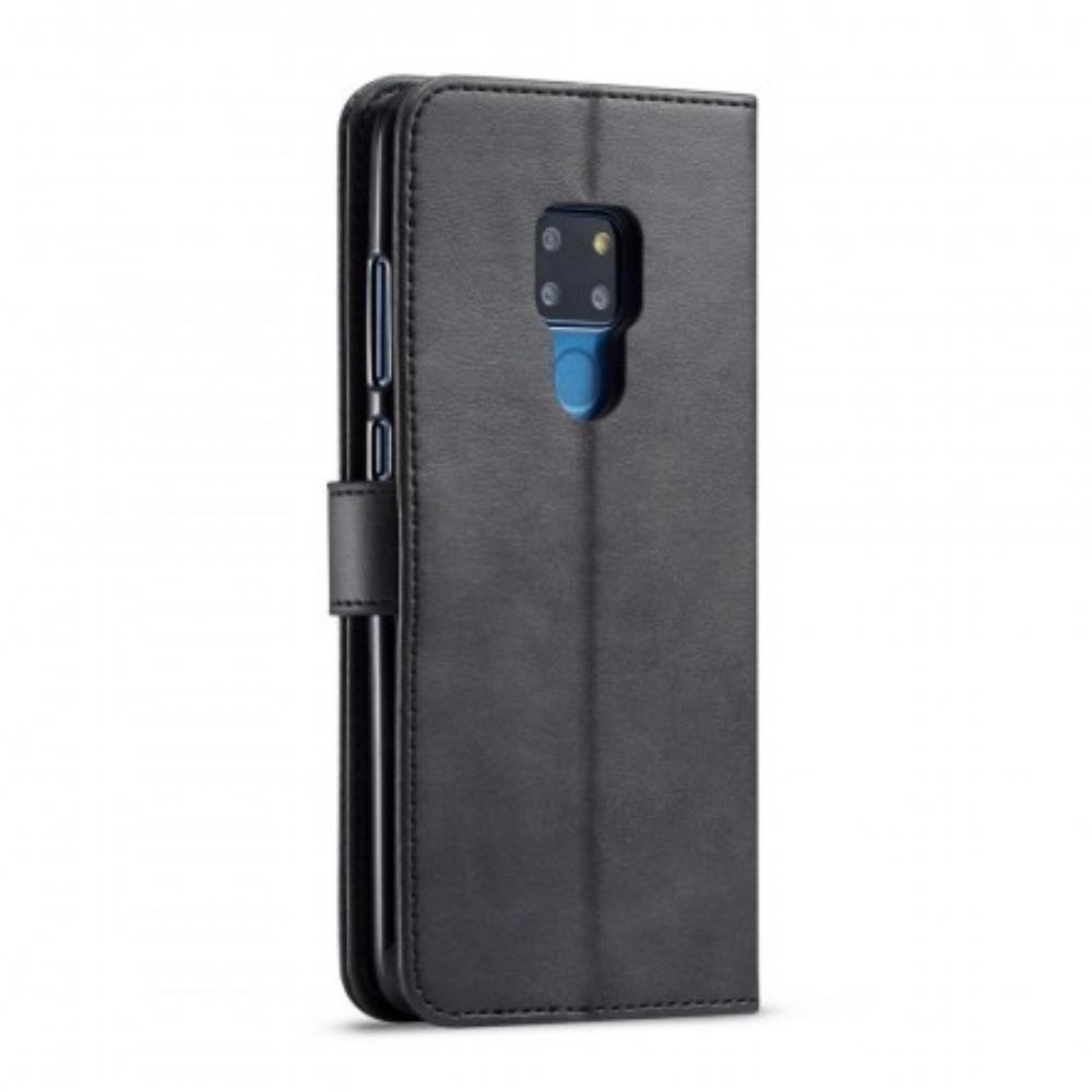 Flip Case Für Huawei Mate 20 Lc.imeeke Ledereffekt