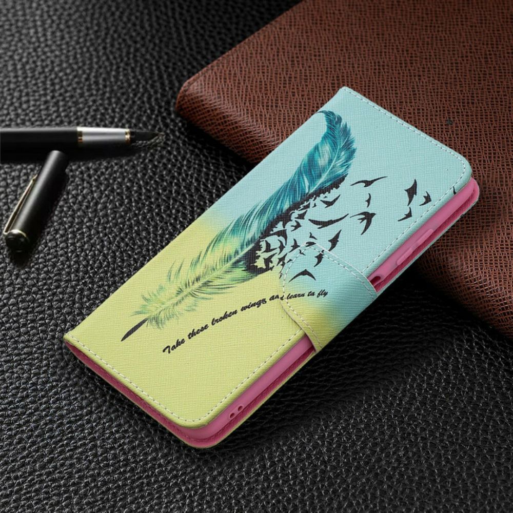 Flip Case Für Poco X3 / X3 Pro / X3 NFC Fliegen Lernen