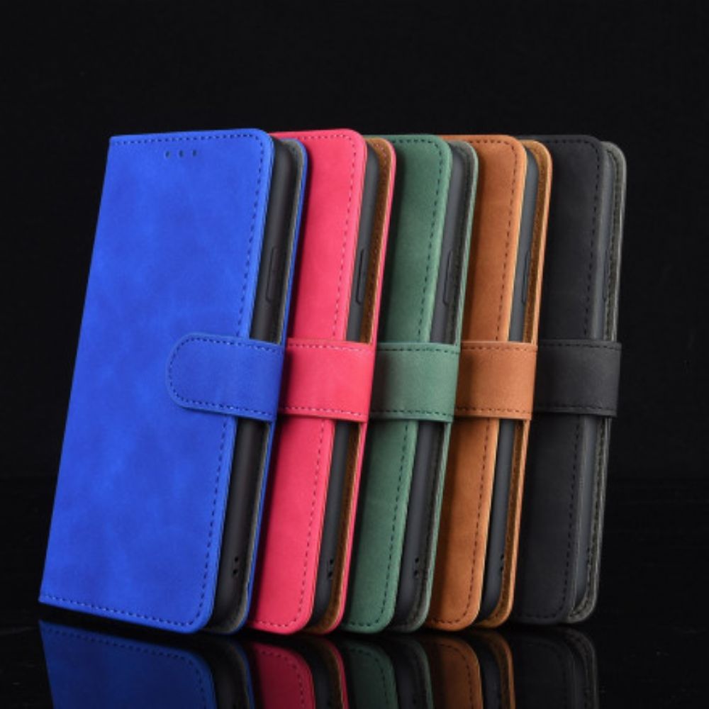 Flip Case Für Poco X3 / X3 Pro / X3 NFC Hautberührung