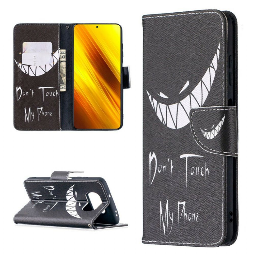 Flip Case Für Poco X3 / X3 Pro / X3 NFC Teufelstelefon