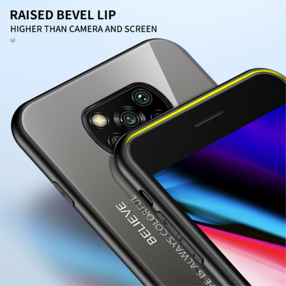 Handyhülle Für Poco X3 / X3 Pro / X3 NFC Hallo Tempered Glass