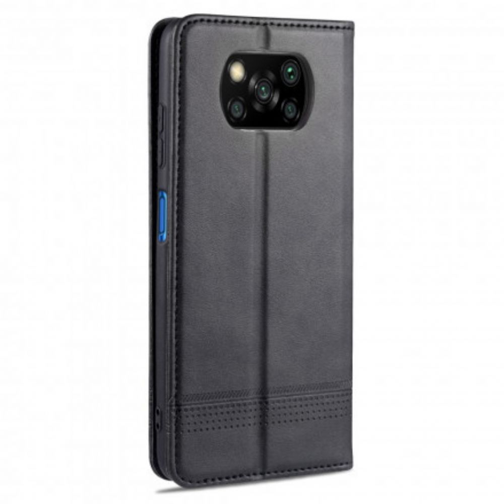 Schutzhülle Für Poco X3 / X3 Pro / X3 NFC Flip Case Azns-lederstil