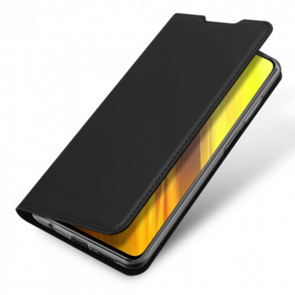 Schutzhülle Für Poco X3 / X3 Pro / X3 NFC Flip Case Dux Ducis Pro-skin