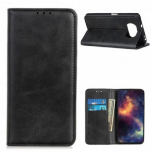 Schutzhülle Für Poco X3 / X3 Pro / X3 NFC Flip Case Premium Split Litschi-leder