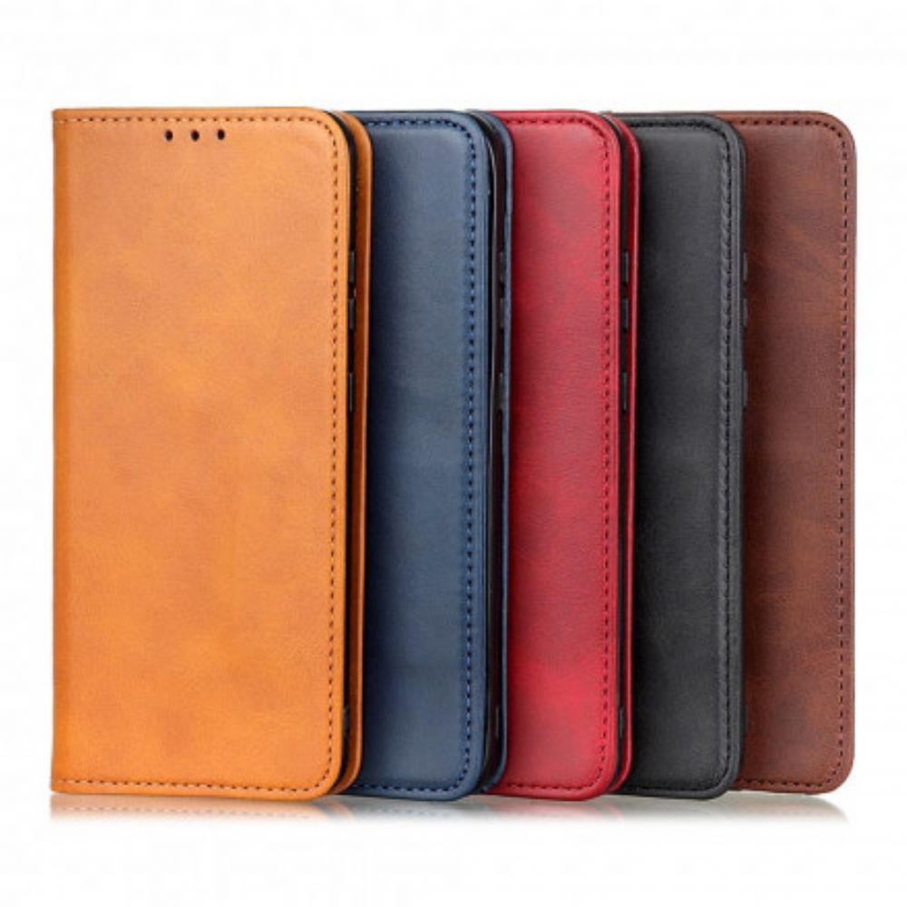 Schutzhülle Für Poco X3 / X3 Pro / X3 NFC Flip Case Premium Split Litschi-leder