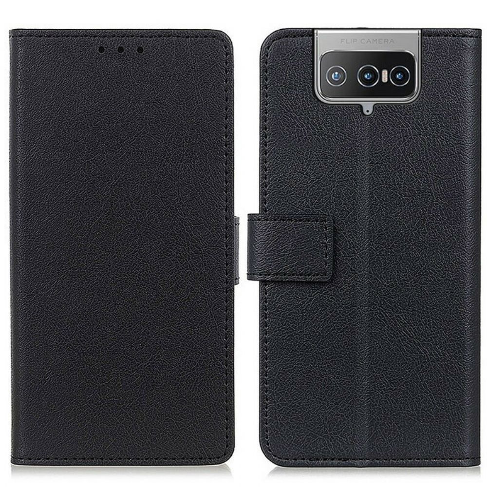 Flip Case Für Asus Zenfone 8 Flip Flip Case Klassisches Kunstleder