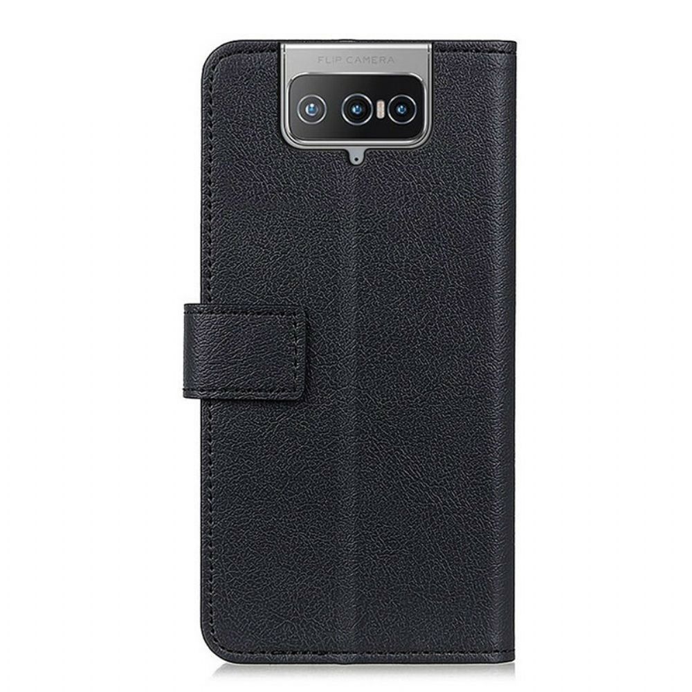 Flip Case Für Asus Zenfone 8 Flip Flip Case Klassisches Kunstleder