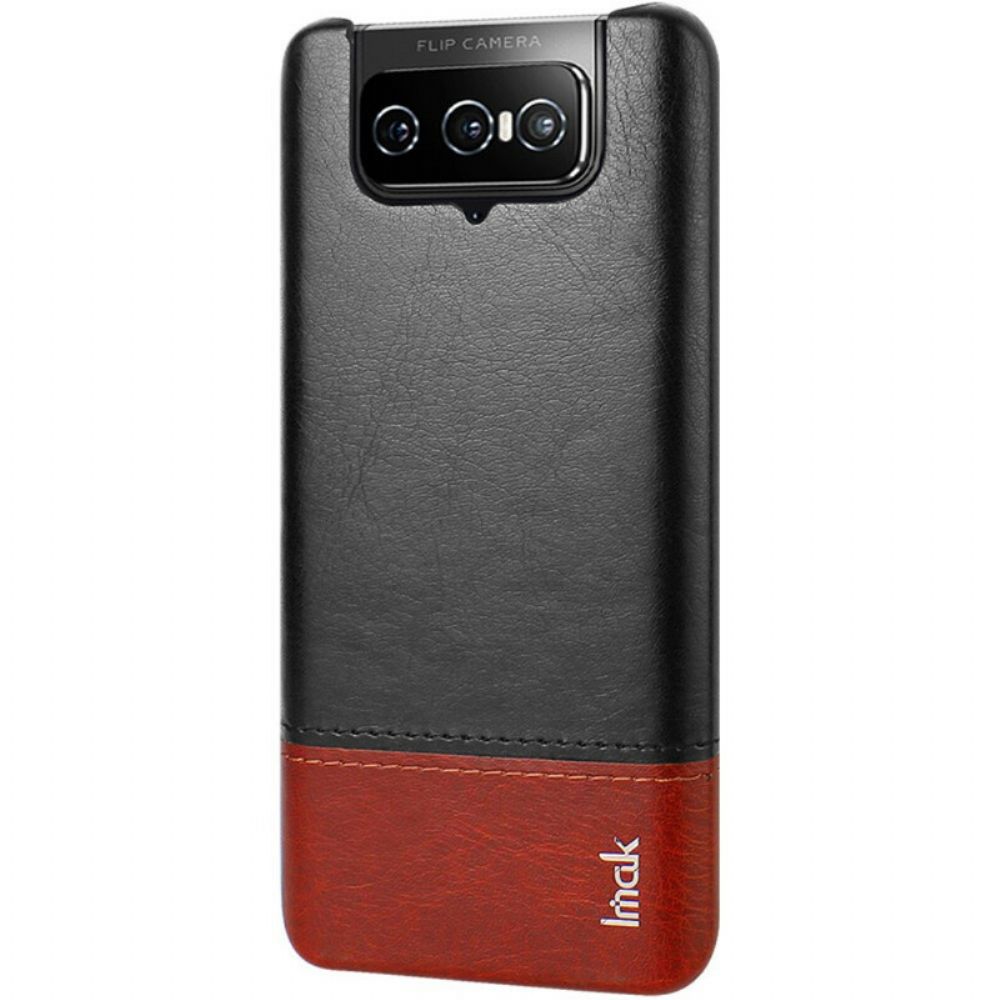 Hülle Für Asus Zenfone 8 Flip Flip Case Imak Ruiyi-serie Ledereffekt