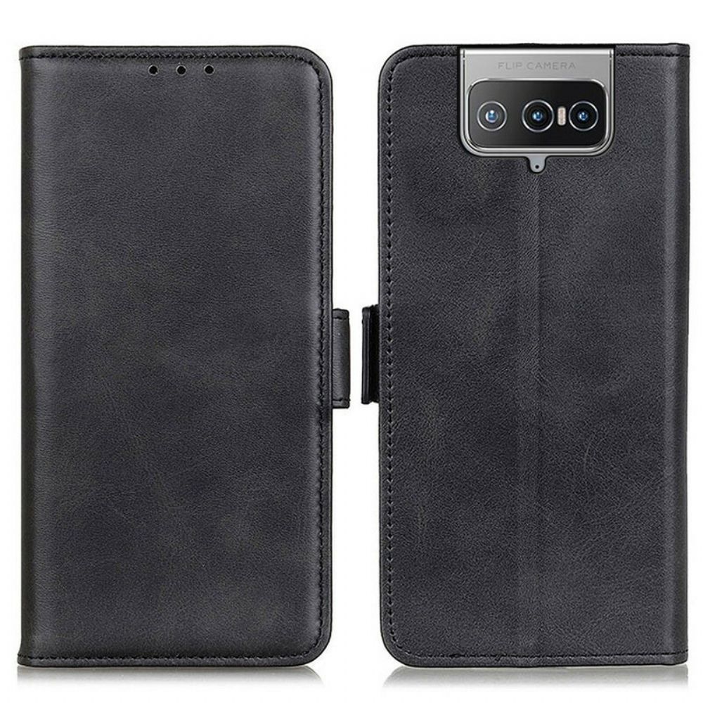 Lederhüllen Für Asus Zenfone 8 Flip Flip Case Doppelklappe