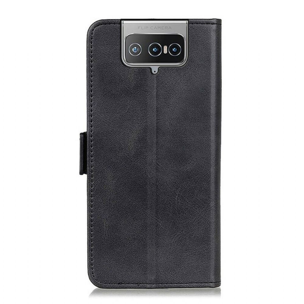 Lederhüllen Für Asus Zenfone 8 Flip Flip Case Doppelklappe