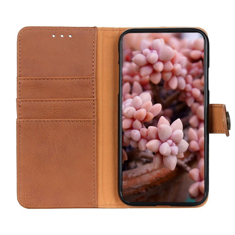 Lederhüllen Für Asus Zenfone 8 Flip Flip Case Kunstleder Khazneh