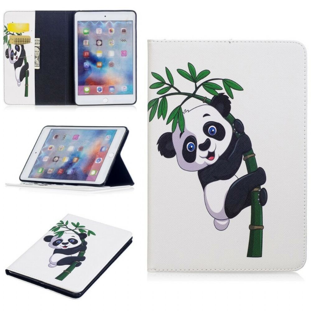 Flip Case Für iPad Mini 4 Panda Auf Bambus