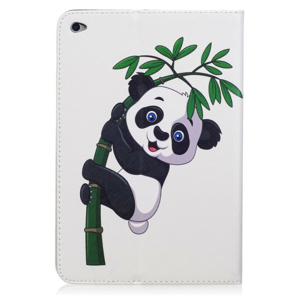 Flip Case Für iPad Mini 4 Panda Auf Bambus