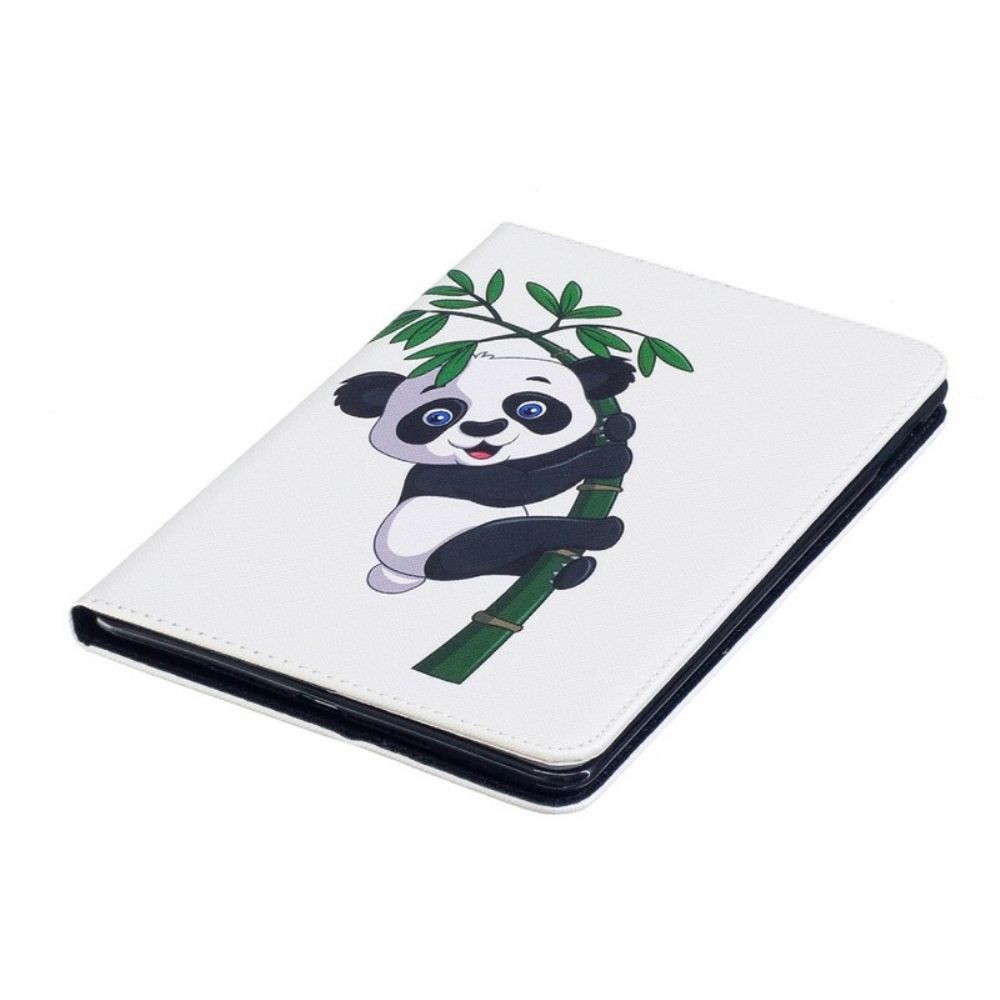 Flip Case Für iPad Mini 4 Panda Auf Bambus